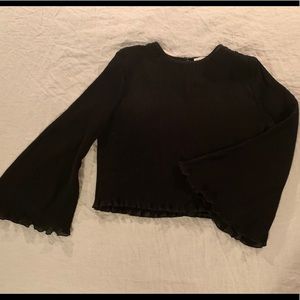 LEITH BELL SLEEVED CINCHED SHIRT
